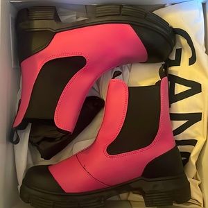 Ganni Recycled Rubber City Boot